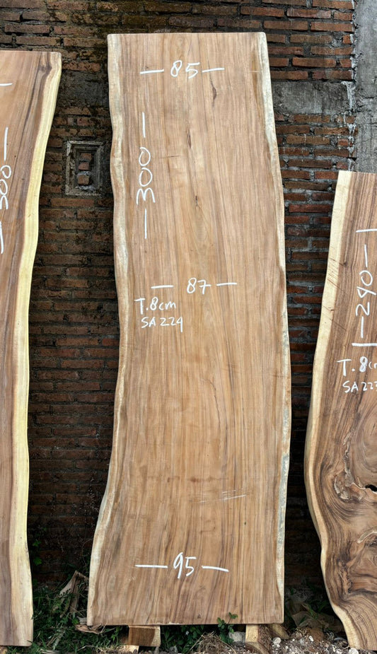 Table à manger en bois de suar massif 300 x 95 cm