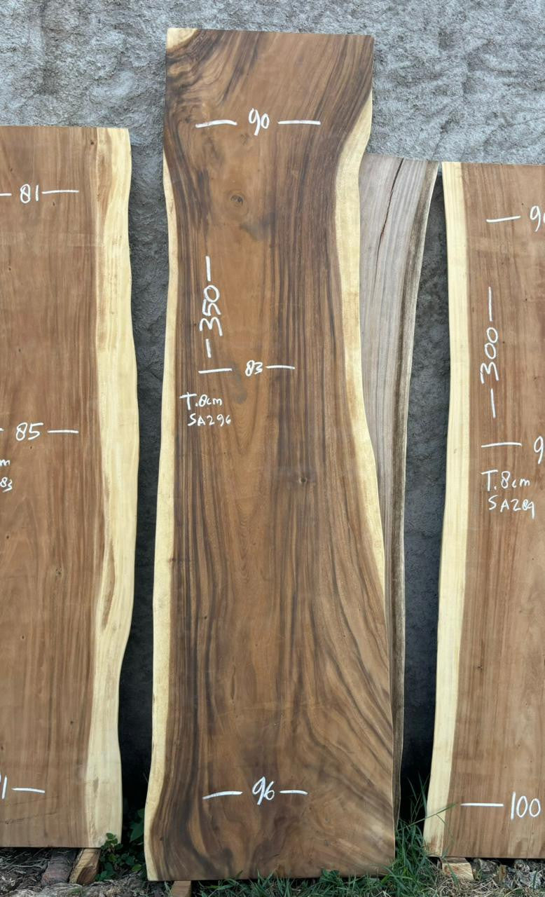 Table à manger en bois de suar massif 350 x 96 cm