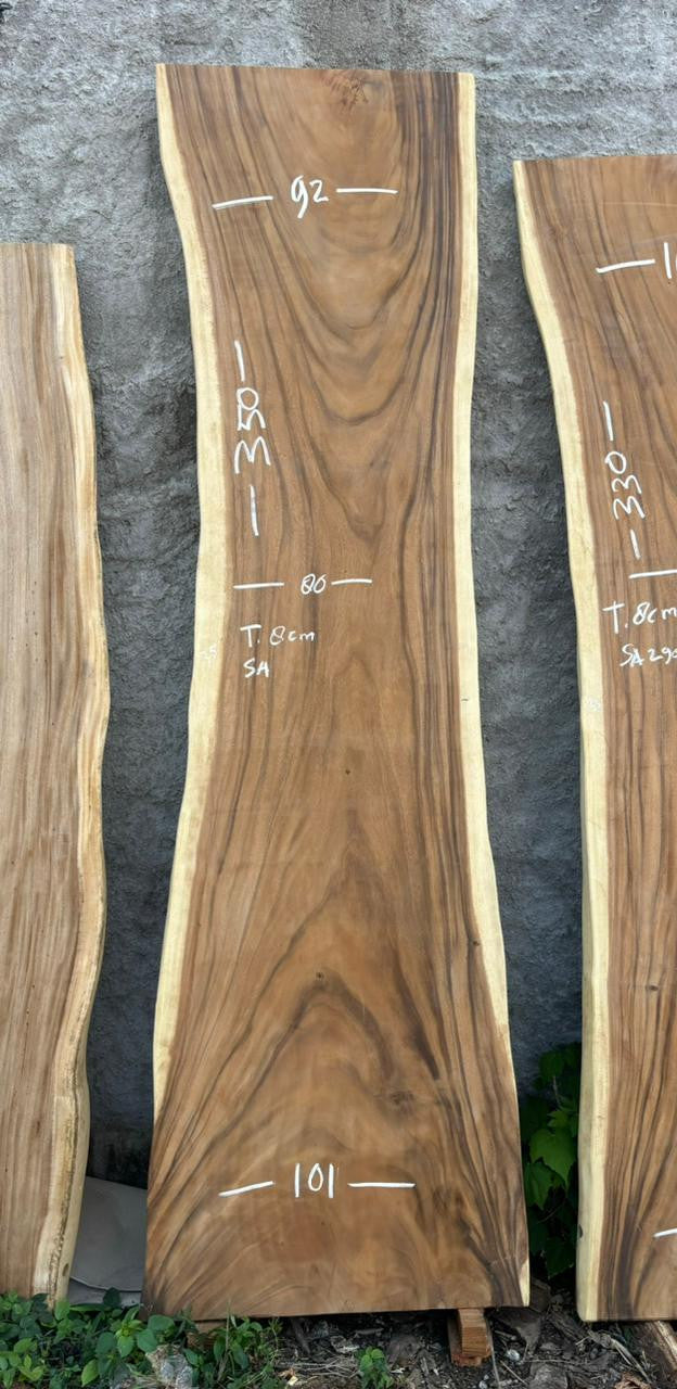 Table à manger en bois de suar massif 350 x 101 cm