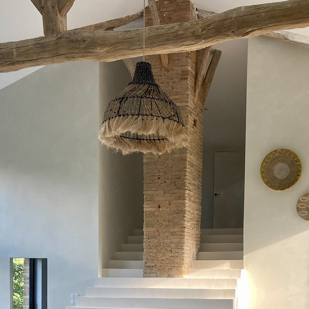 Suspension Budur en abaca recyclé