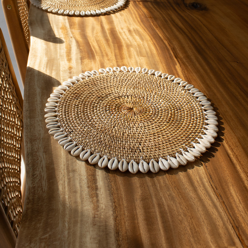 Set de table coquillages - naturel