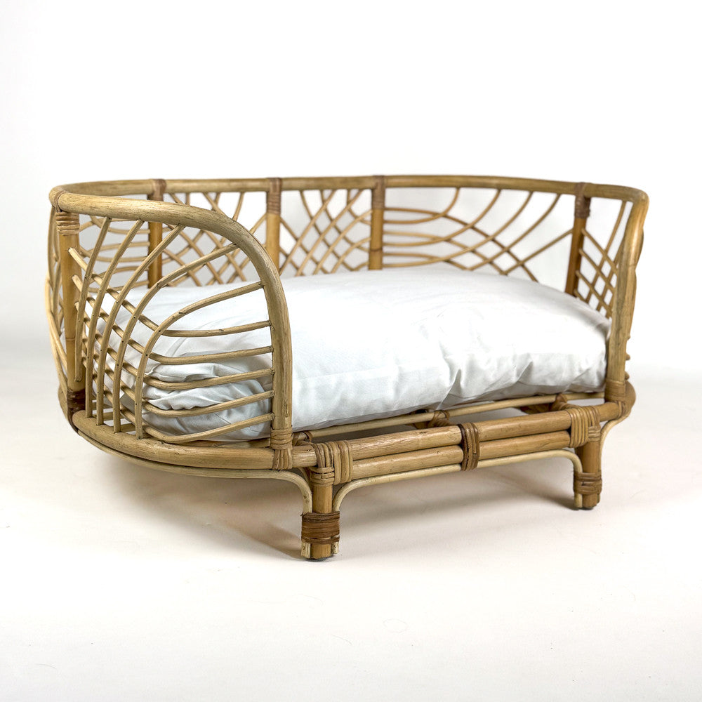 Panier en rotin pour chien