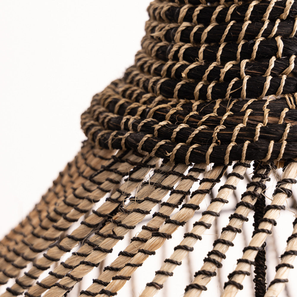 Suspension Budur en abaca recyclé