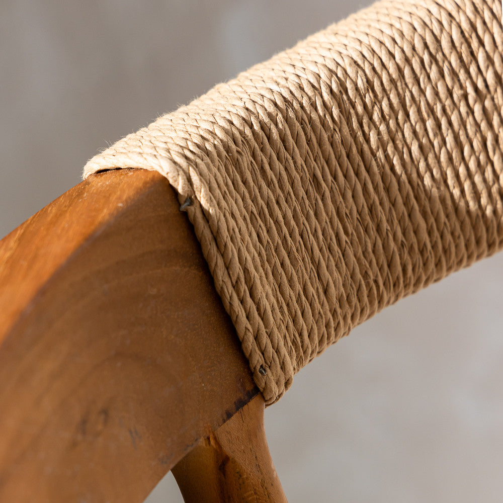 Chaise en bois de teck - Selly Loom