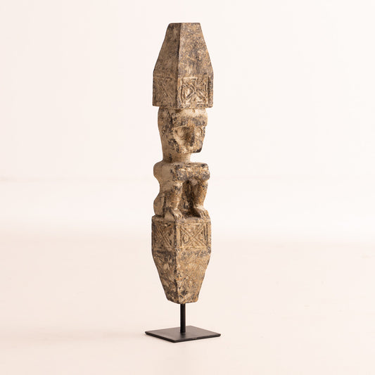 Sculpture Kada Umaen bois recyclé