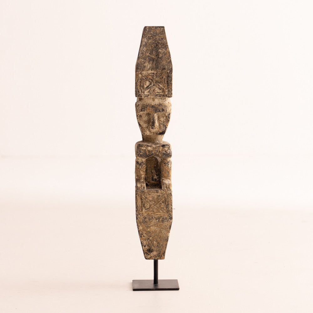 Sculpture Kada Umaen bois recyclé