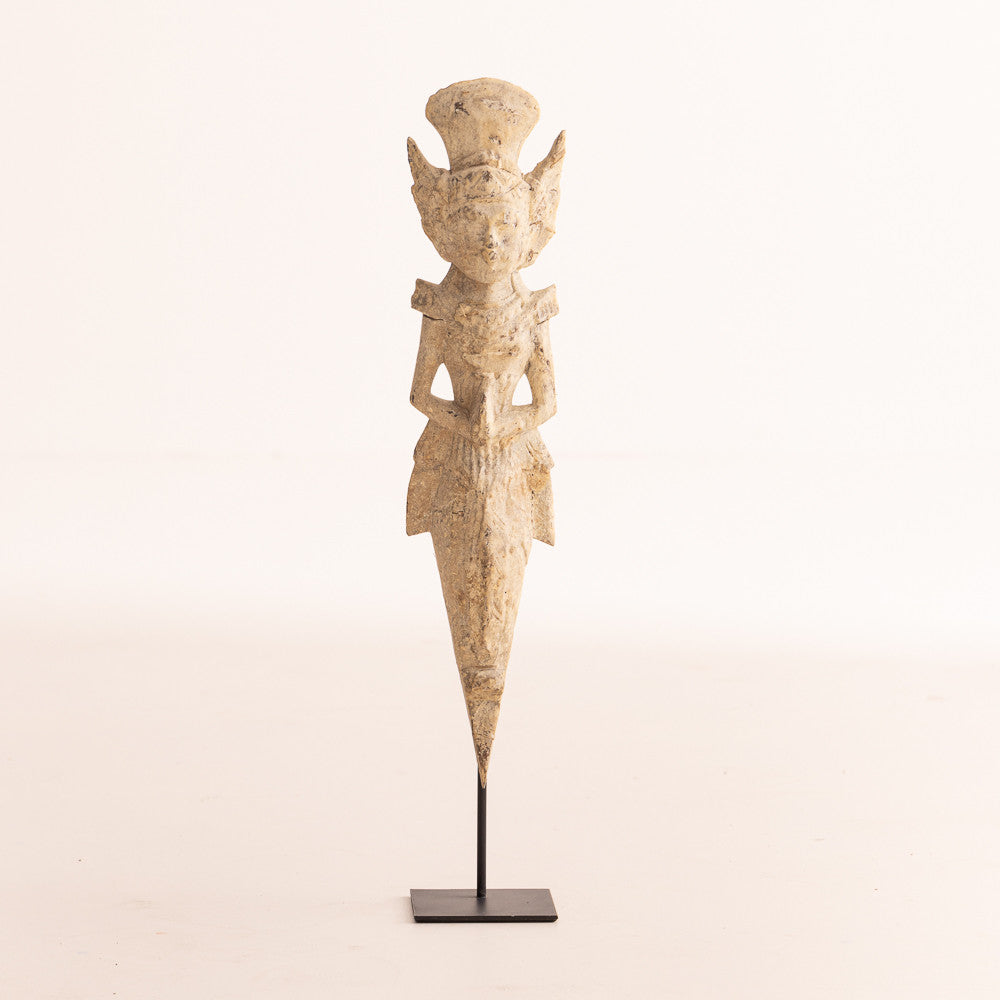 Sculpture Rama Shinta en bois recyclé