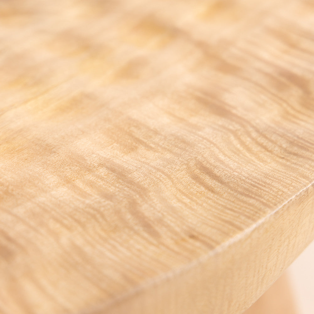 Tabouret Mango en bois martelé - Naturel