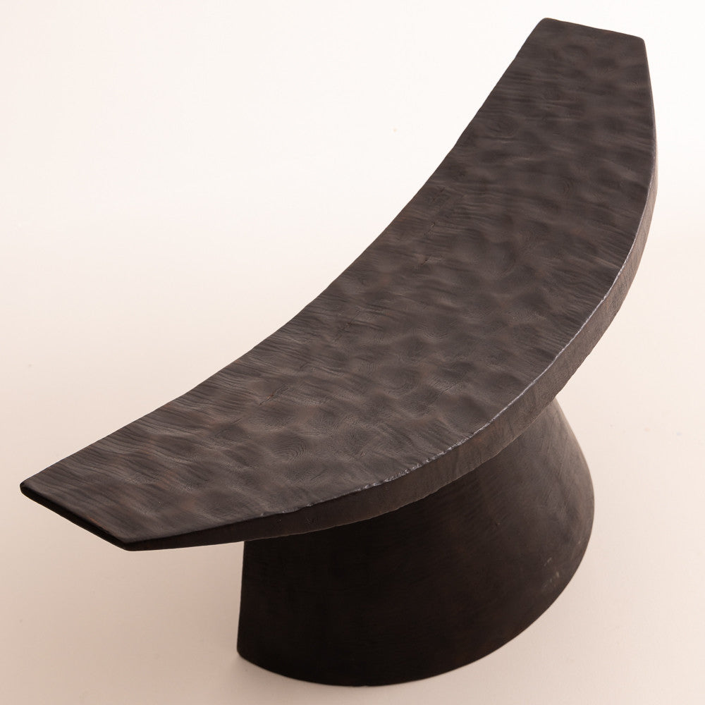 Tabouret Mango Martelé - Marron Vieilli