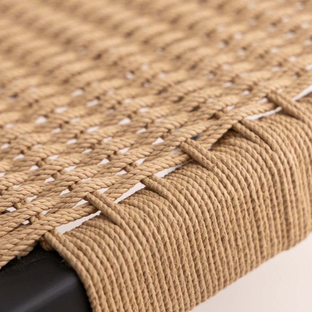 Chaise en bois de teck - Selly Black