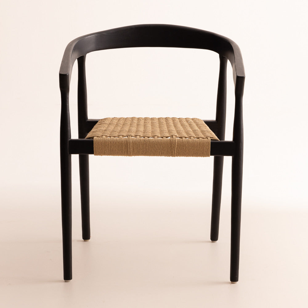 Chaise en bois de teck - Selly Black