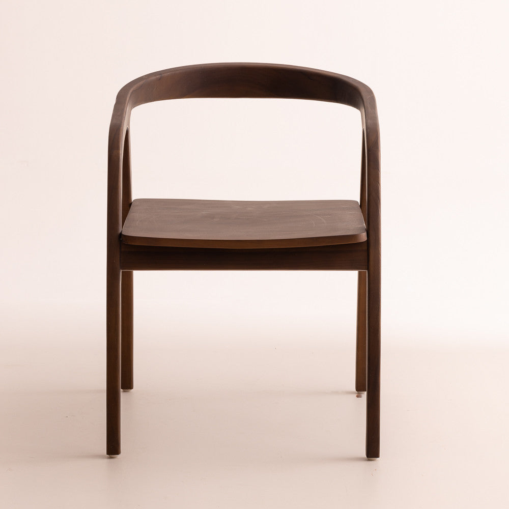 Chaise en bois de teck - Vano Dark Brown