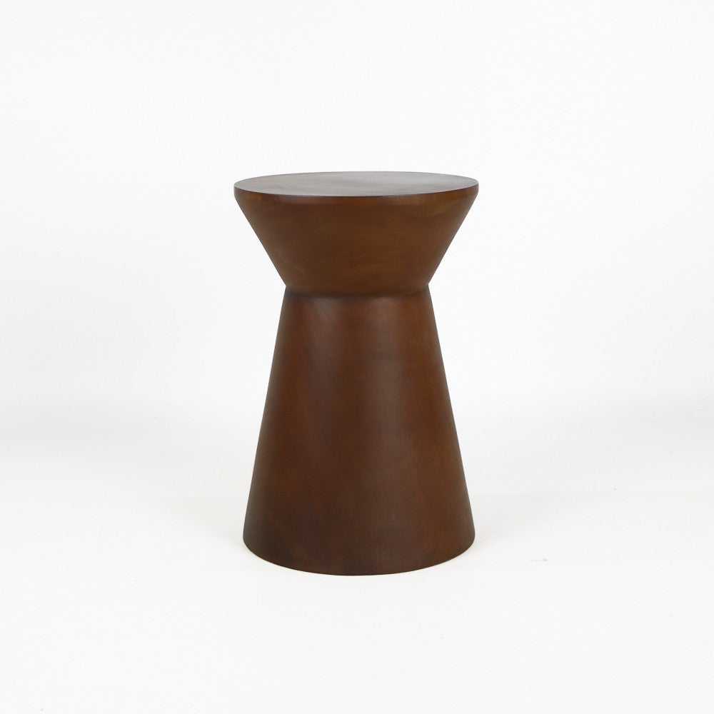 Stool Jeli en bois de manguier DARK BROWN