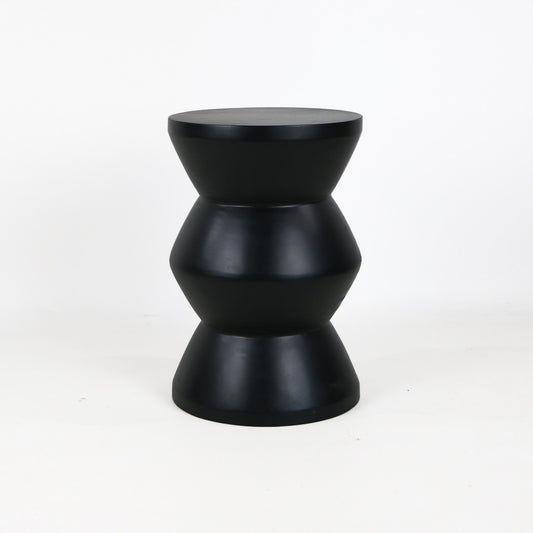 Stool Adi en bois de manguier BLACK