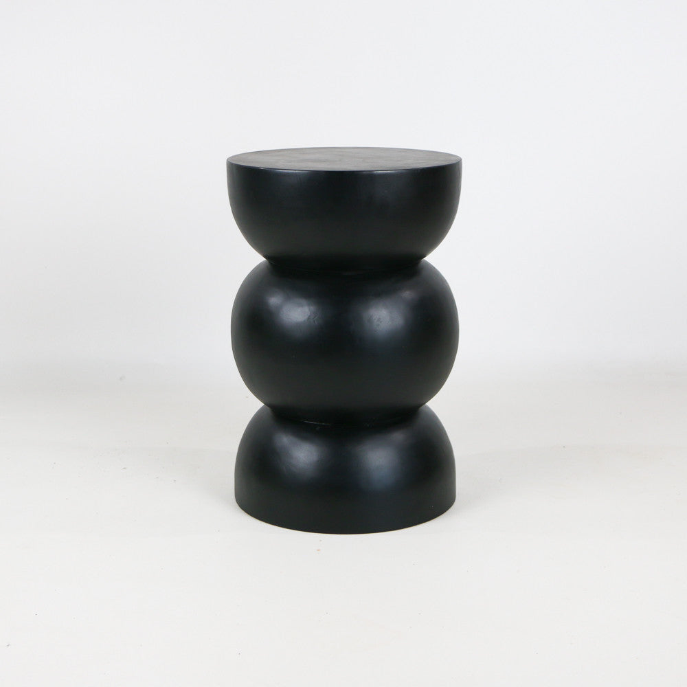 Stool Ayu en bois de manguier BLACK