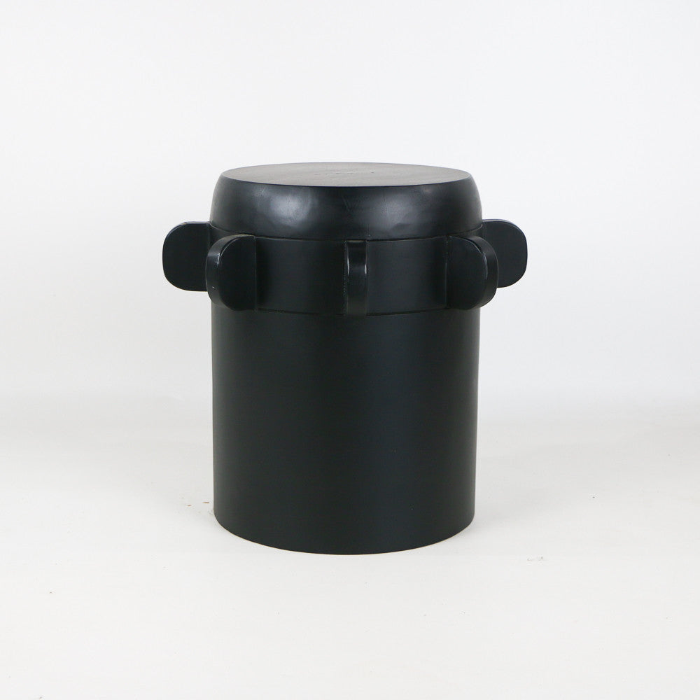 Stool Crusher en bois de manguier BLACK